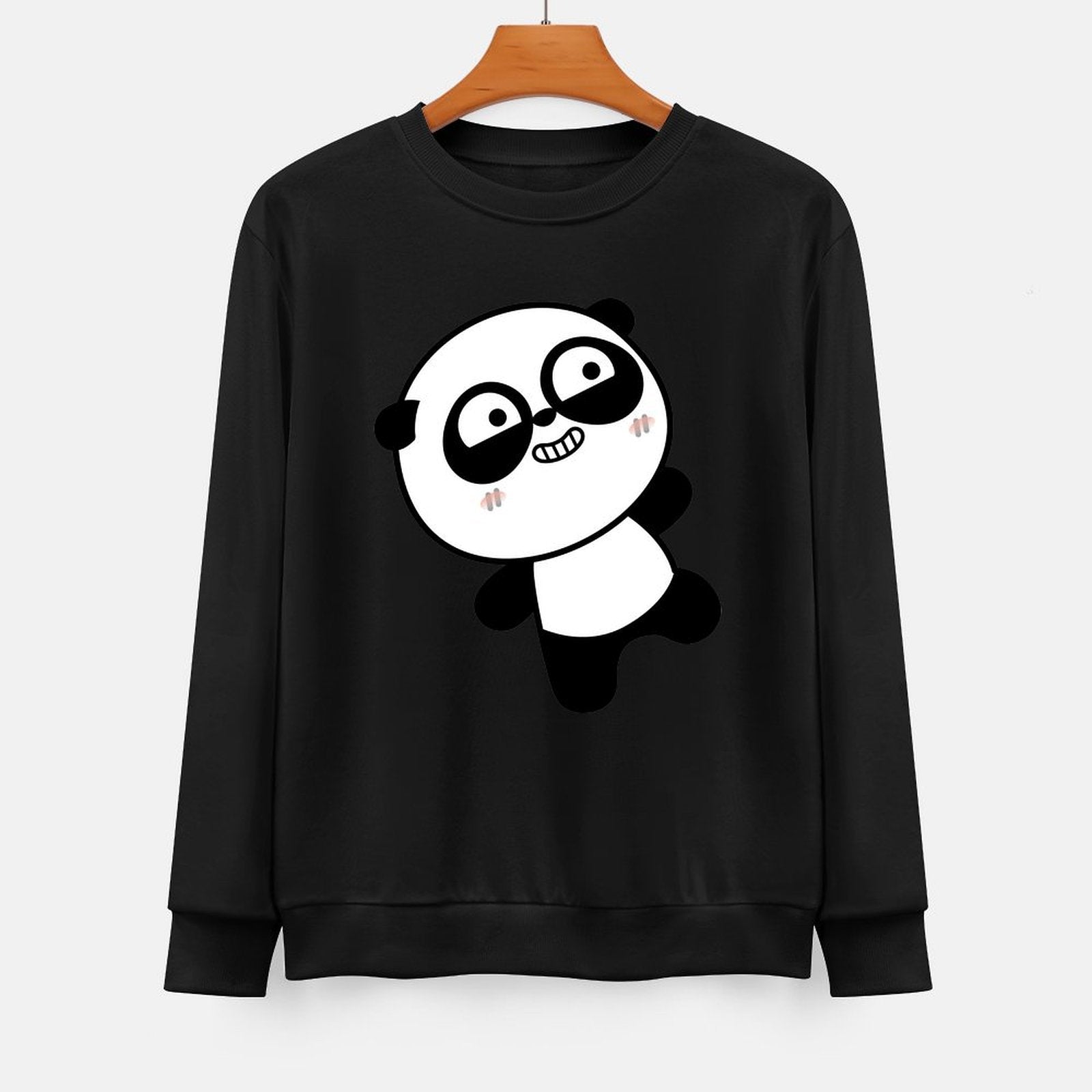 Front Patterned Long Sleeve TopRetro Essential